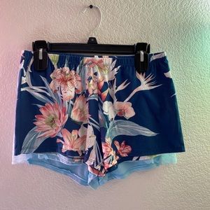 Flora By Flora Nikrooz 2 Pack Super Comfy Lounge Blue Shorts Size M